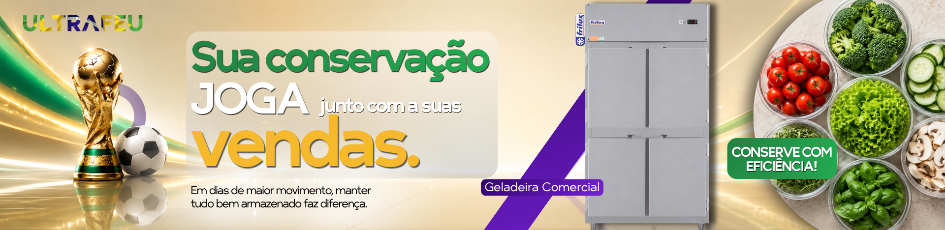 Geladeira comercial 